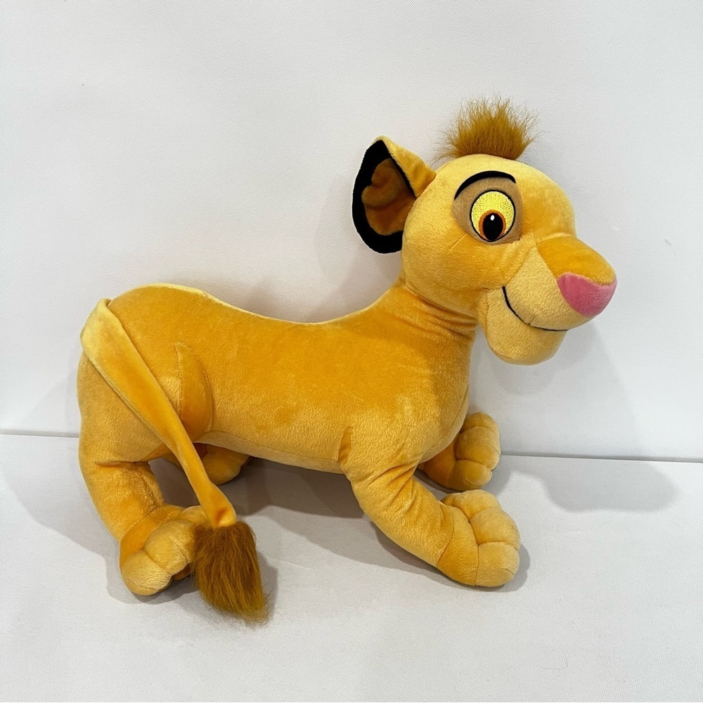 Disney Lion King Simba Plush Stuffed Animal Size 19" Golden Yellow - Picture 4 of 15